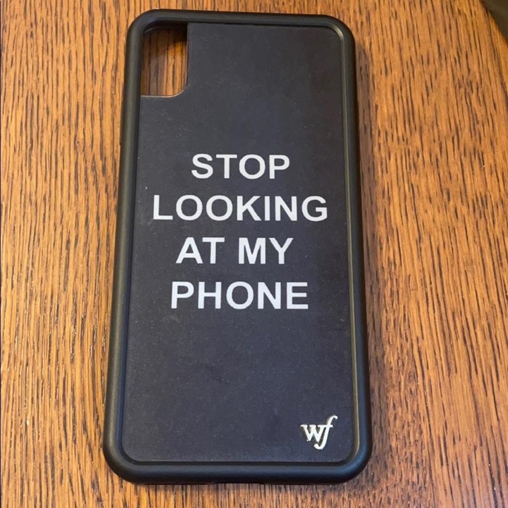 iphone xs max wildflower phone case